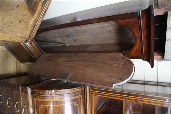 Holmes of London. A George III mahogany eight day longcase clock, 7ft